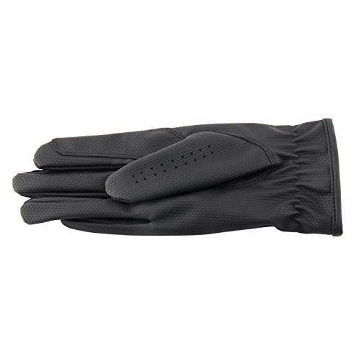 Allness Leather Equestrian Horse Riding Gloves for Men (Small) - Thumbnail 4