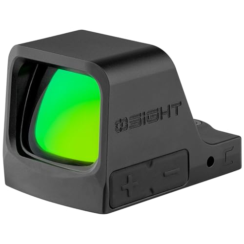 Image of Osight C Micro Dot Sight, 3 MOA Dot & 32 MOA Circle Reticle, 407c /507c Footprint Open Reflex Sight, Parallax-Free Durable Sights for Full-Sized Setups-Red /Green Dot Options