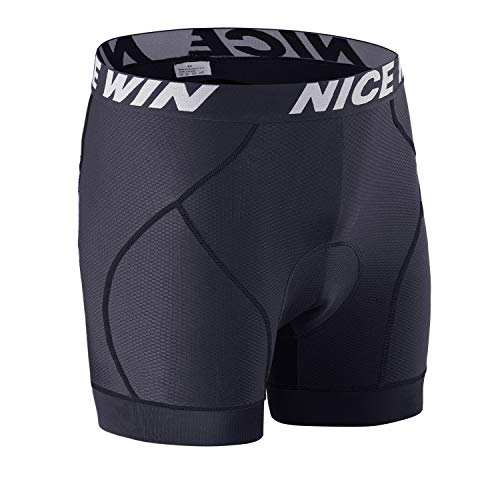 Roupa interior de ciclismo para homens Calções de compressão acolchoados 3D MTB Bike Bicycle Motorcy