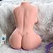 19.5LB Lifelike Sex Dolls Male Masturbator - Sex Toys for Men Sex Torso with Big Breasts & Butt Sex Toy Pocket Pussy for Men with Tight Vaginal Anal Texture Male Stroker, Adult Toys & Games