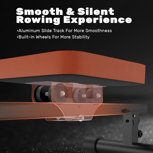 Jupgod Rowing Machine, Rowing Machines for Home Gym, 160KG/350 LBS Weight Capacity, 16 Levels of Quiet Resistance - Image 4