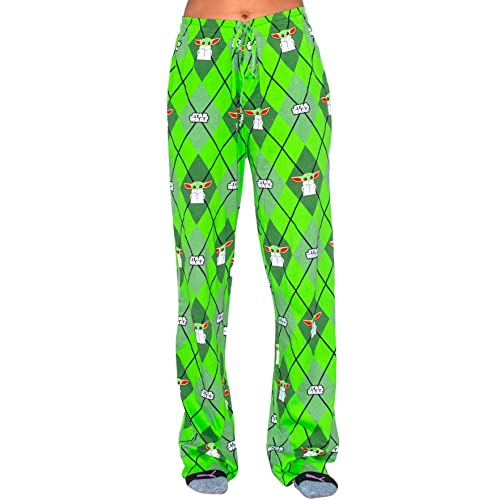 Adult Unisex Star Wars Mandalorian Baby Yoda Ugly Christmas Pajama Lounge Pants
