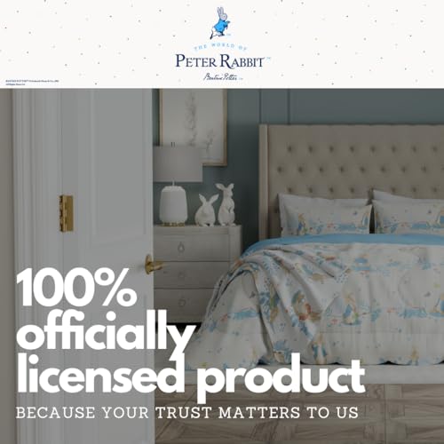 Franco Peter Rabbit Book Spring Kids Bedding Super Soft Cozy Throw, 46 in x 60 in, (Officially Licensed Product) by Franco - Used condition - Image 4