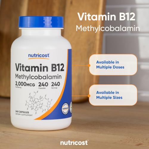 Nutricost Methylcobalamin Vitamin B12 Capsules