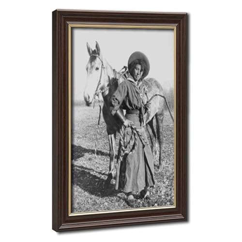 Tableau cadre à suspendre black cowgirl WCYB toile premium