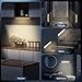 MCGOR 10inch Under Cabinet Lighting, 2 Pack Rechargeable Motion Sensor Light Indoor, 5 Levels Dimmable Magnetic Closet Lights, Wireless Under Counter Lights for Kitchen, Stairs