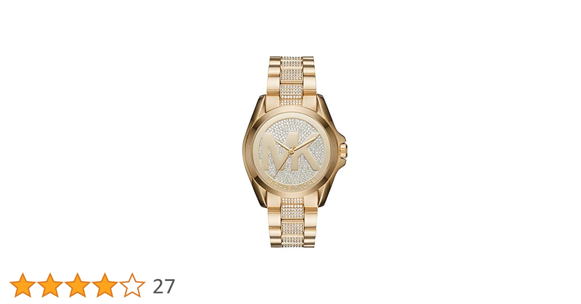 Amazon | Michael Kors Women's MK6487 - Bradshaw Gold One