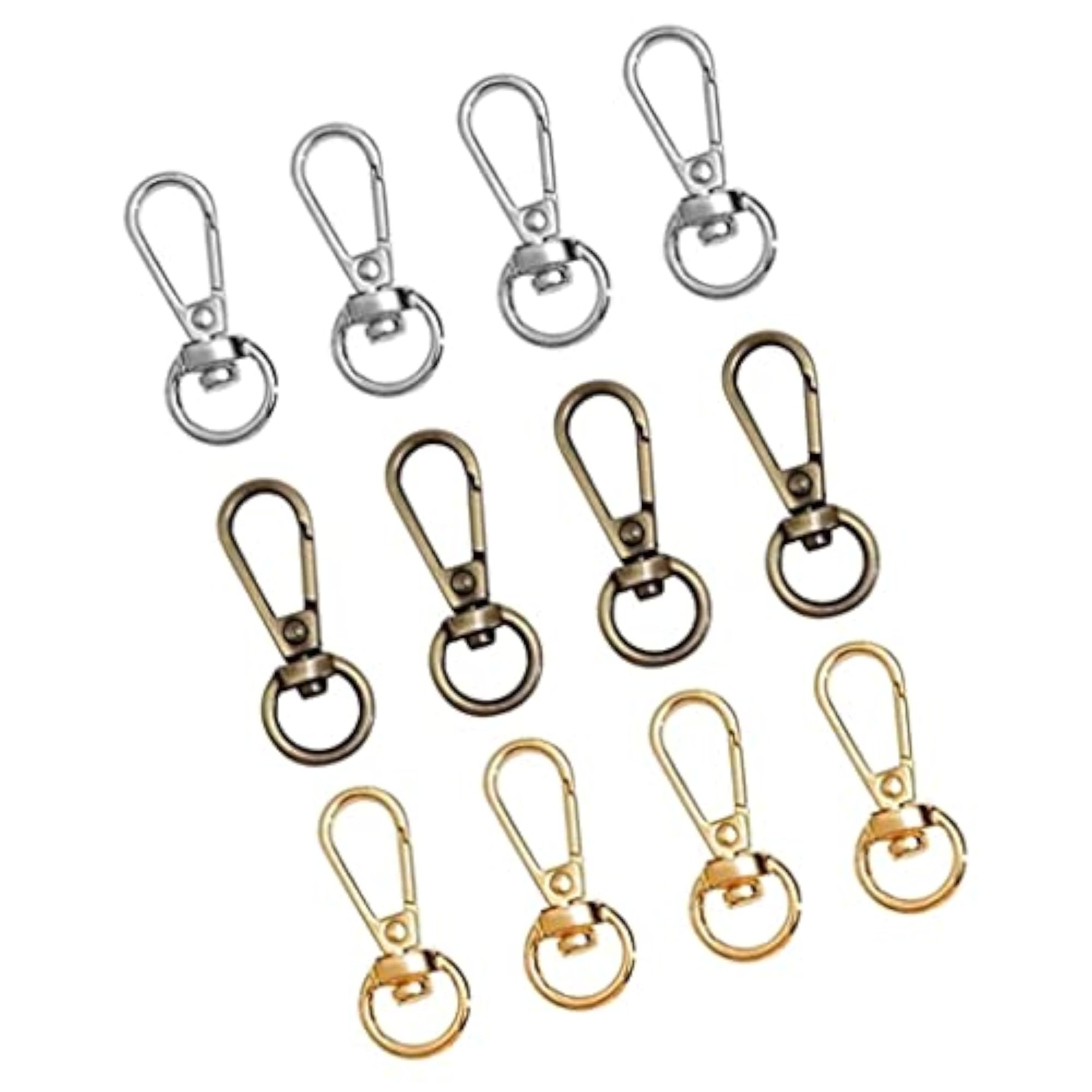 2x4 Pieces Swivel Trigger Buckles Lobster Clasp, Bronze