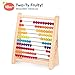 B. toys – Fruity! Wooden Abacus for Kids Classic Math Learning Toy with 100 Beads Educational for Addition, Subtraction Numbers & Counting 18+ Months