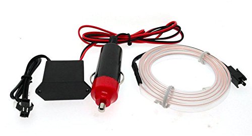 3M Neon 12V LED Light Glow EL Wire String Strip Rope Tube Car