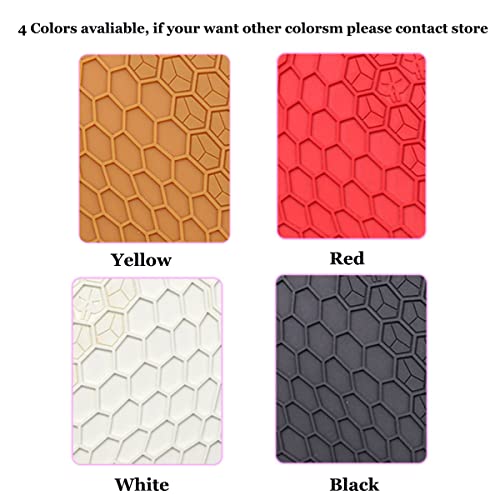 Suela de goma negra antideslizante hexagonal 13" x 4.92" miniatura 6