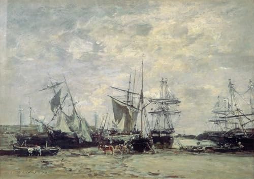 Moderne Art Murale Impression Eugène Boudin : Réveillez vos murs vides 60x90cm