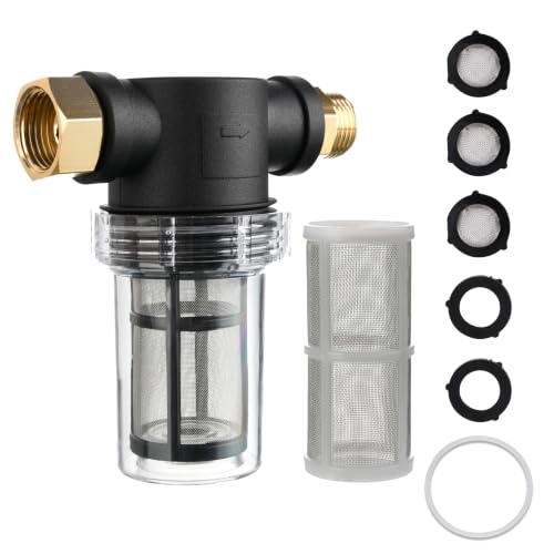 M MINGLE Garden Hose Filter for Pressure Washer Inlet...