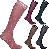  HV Polo Strümpfe Reitstrümpfe Kniestrümpfe HVPLouise (35-38, dark berry)