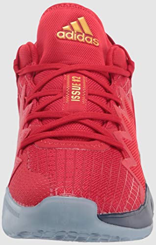 Adidas Unisex Adult D.o.n. Issue 2 Basketball Shoe, Scarlet/Team Navy Blue/Gold Metallic, 9.5 Women Men Us #TOP1