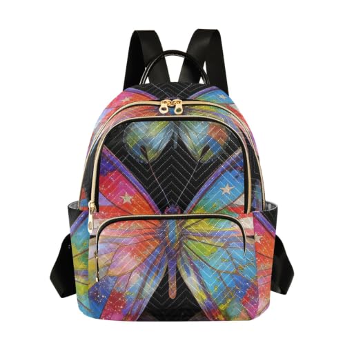 Sac à dos Wudan imprimé voyage papillon britannique en polyester
