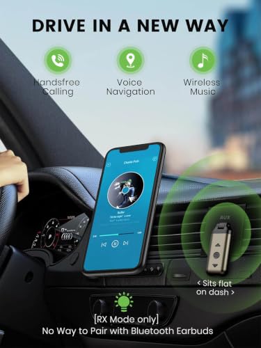 HVMLAK Air88 Bluetooth 6.0 AUX Car Adapter