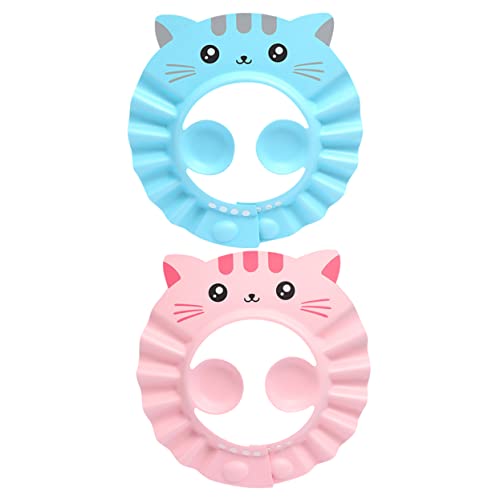 HAPINARY 2 Peças tampa xampu protetor auricular infantil protetor ouvido infantil chapéu proteção ou