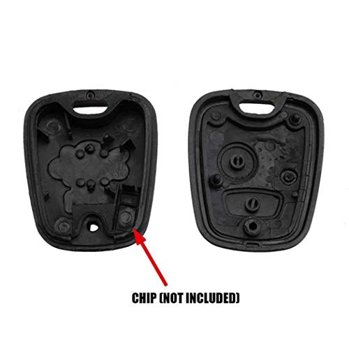 Capa de chave remota para Citroen C1 C2 C3 C5 Xsara Berlingo Saxo sem Spadin Design profissional pop