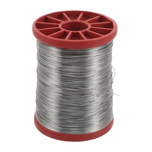 Fil acier inoxydable pour cadre d'abeille 0.4 mm 500g pour fixation de cire