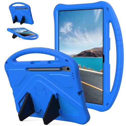 Housse antichoc Samsung Galaxy Tab S10 FE+ avec poignée support rotatif