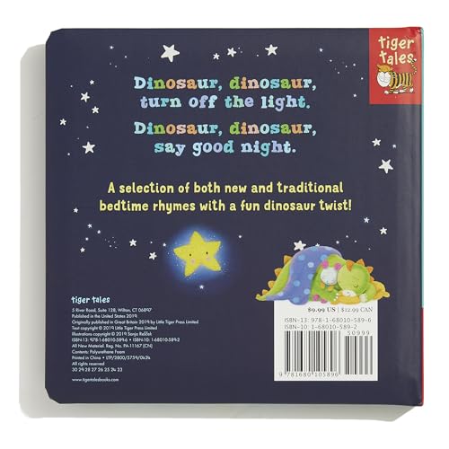 Image of Dinosaur, Dinosaur, Say Good Night: and other bedtime rhymes (Dinosaur, Dinosaur Stories)