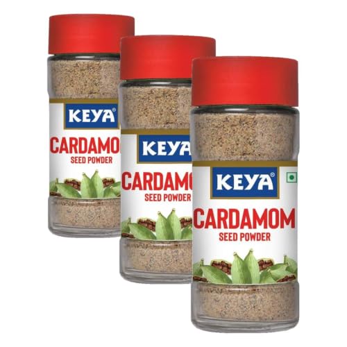 Image of Keya Cardamom Seed Powder 50gm | Only Seeds No Husk | Elaichi Powder | Exotic Spices | Aromatic, Finely Ground, Non-GMO | Ideal for Exquisite Flavoring | 50g (Pack of 3)