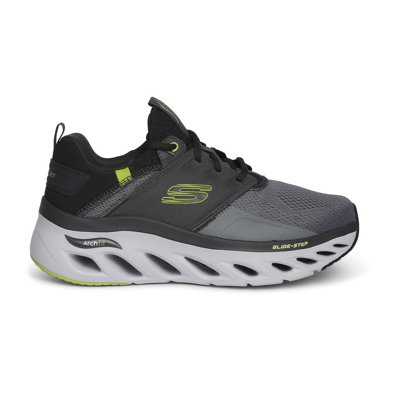 Skechers Mens Grey Sneakers - 6 UK (7 US) (B0BXDPDF2H) Amazon Price History, Amazon Price Tracker