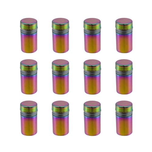 Image of Antrader Stainless Steel Standoff Screws,1 /2 inch x 3 /4 inch Wall Standoffs for Advertising Board Hanging Acrylic Picture Frame,12Pcs