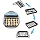 Home Use 9 Eier Inkubator Automatische Temperaturregelung Digitale Mini-Eierbrut Automatische Temperaturregelung Brut für Hühner, Enten, Vögel (HT-15eggs)
