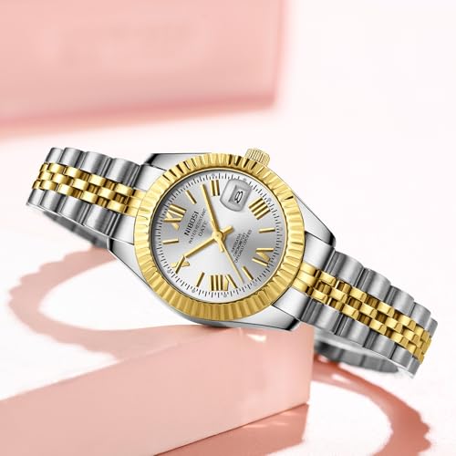 NIBOSI Women Watch Small Slim Analog Quartz Stainless Steel Waterproof Classic Desiger Date Watches for Women