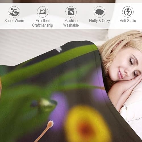 Pattern couverture chaude et confortable escargots pour lit et sofa - 4