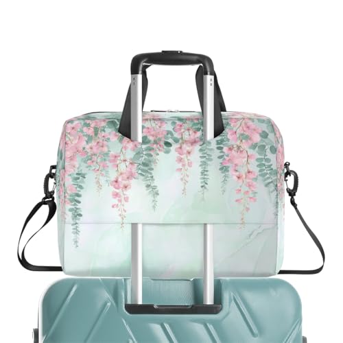 Bolso para laptop 15.6-16 pulg flores rosas miniatura 7