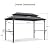 PURPLE LEAF 6.5' X 12' Hardtop Grill Gazebo for Patio Permanent Aluminum Barbeque Shelter Gazebo Canopy with Ceiling Hook and Shelves Double Tiered Grey Outdoor BBQ Gazebo