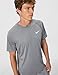 Nike Men's Short-Sleeve Hydroguard,Cool Grey,Medium