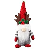 🎇HERMOSA DECORACIÓN - Lindas y divertidas muñecas de Papá Noel sin rostro se pueden colocar en cualquier lugar para mejorar el estado de ánimo navideño. Puedes usarlo para decorar chimeneas, sofás, mesas de comedor, escritorios, comedores, antepechos de ventanas, etc. ¡Te deseo una feliz Navidad!