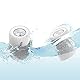 Hama 2in1 Bluetooth-Lautsprecher-Set Twin 3.0 wasserdicht 30W (teilbares Speaker-Set kabellos, 2 tragbare Bluetooth-Boxen, schwimmende Musikbox wasserfest IP67, 10h Akku, True Wireless Stereo) weiß