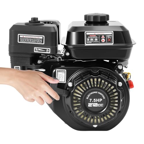 212CC Gas Engine, 7.5HP Single Cylinder Air-Cooled Gas Engine with
