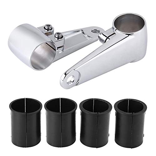 EBTOOLS pour patte phare moto Elerose supports de fixation de phare de fourche,2Pcs Moto Phare Côté Support de Montage Fourche avant pour Tube de Fourche...