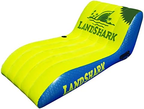 Land Shark Pool Lounger, Yellow, One Size