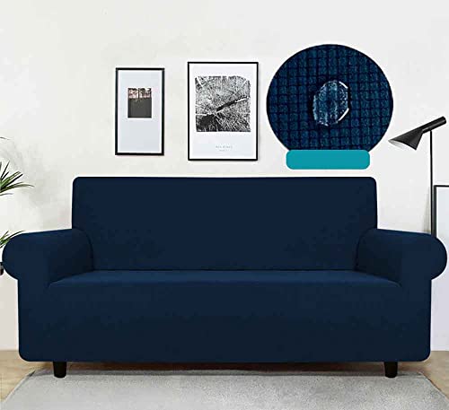 Housse de canapé sectionnel en L extensible pour grand meuble 183cm