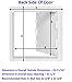 DYNASTY Plastic Access Panel for Drywall, Plumbing Access Door 22