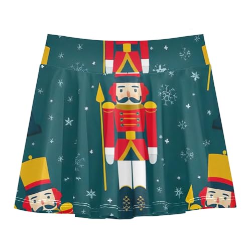 Tennis Skirts Toddler Christmas Nutcracker Navy Girls' Shorts Athletic Skorts Dance Teen Cheer 4t