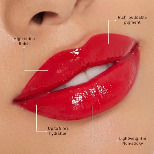 Image of Colors Queen Gloss Stick | Lightweight & Non-Sticky Lip Gloss | Smooth 8 Hrs Hydrating Formula | High Shine Lipstick for Women Enriched with Shea Butter, Vitamin E & Squalane (07 - Donut, 3.6g)