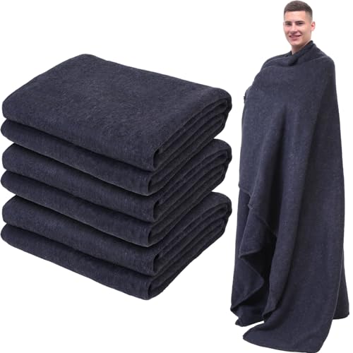Preboun 3 Pieces First Aid Fire Retardant Blanket Military Blanket 60