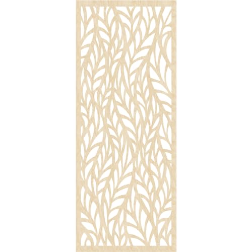 Image of Ortonville Decorative Pierced Fretwork Wood Wall Panels, 27 3 /8 inchW x 69 3 /8 inchH x 1 /4 inchT, Birch
