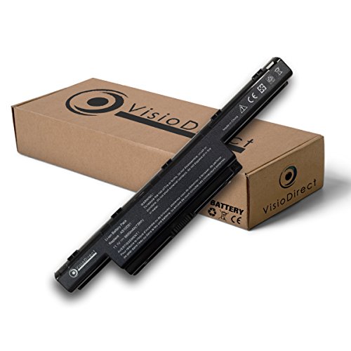 Batterie Compatible Packard Bell EasyNote TE11-HC TK-11 TK-36 TK-81 TK-83 TK-85 TV44HC 11.1V 6600mah -VISIODIRECT-