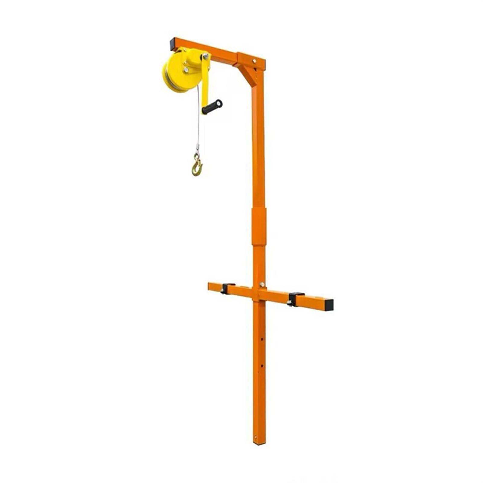 Generic Air Conditioner Outside Installation Lifting Tool, Folding Hanger + Self-Locking Hand Winch, with 33FT Rope MINGPING, ERGRBEAQA-33FTROPE