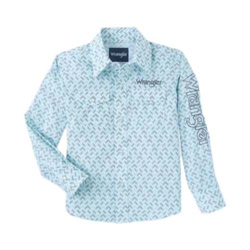Wrangler Boy's Logo Western Snap Shirt