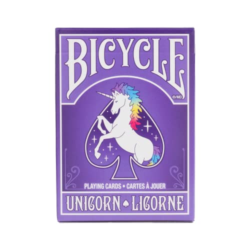 Image of Bicycle Unicorn Playing Cards, Standard Index, 1 Deck